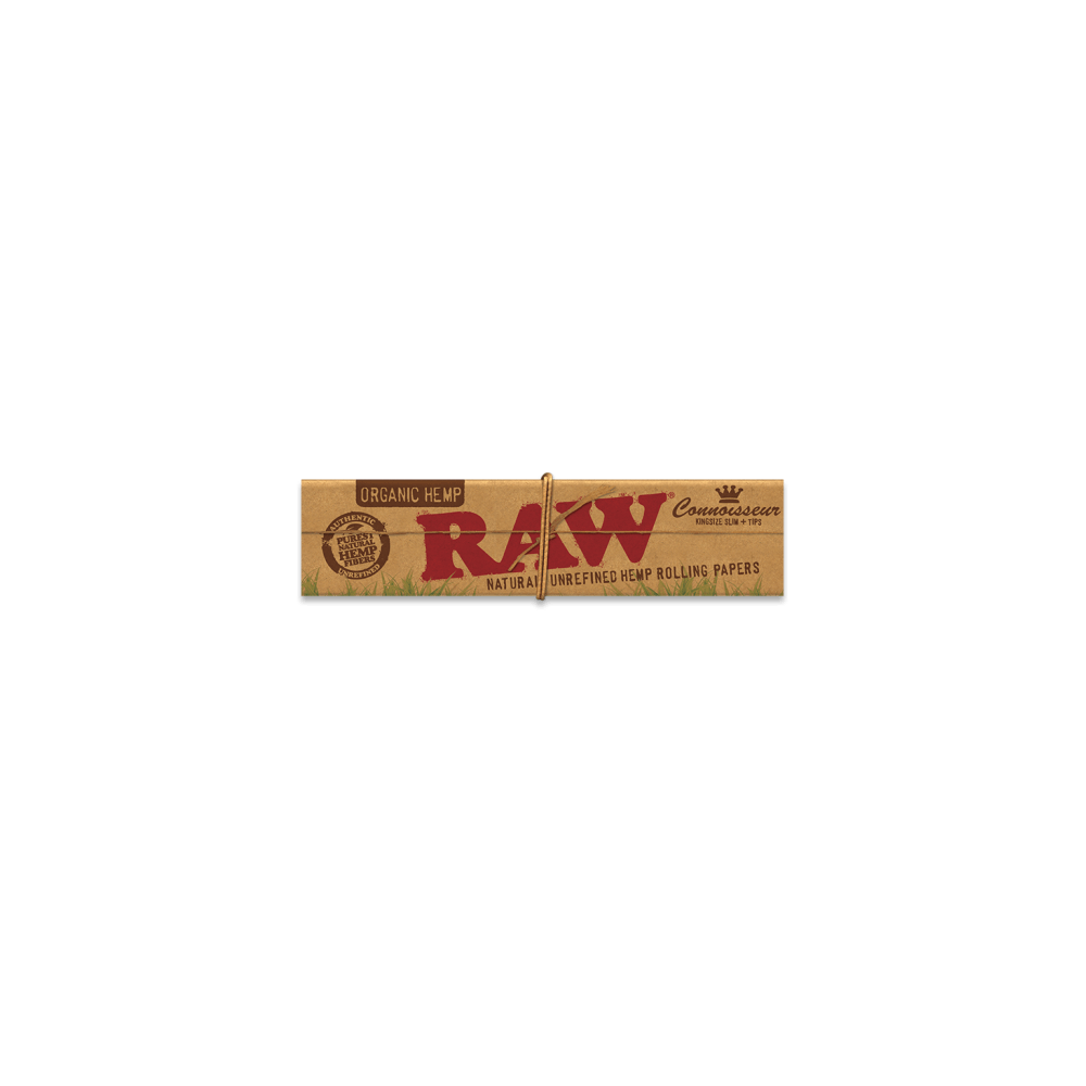 RAW Organic Hemp Connoisseur Bletki KINGSIZE + filterki (nr R40)