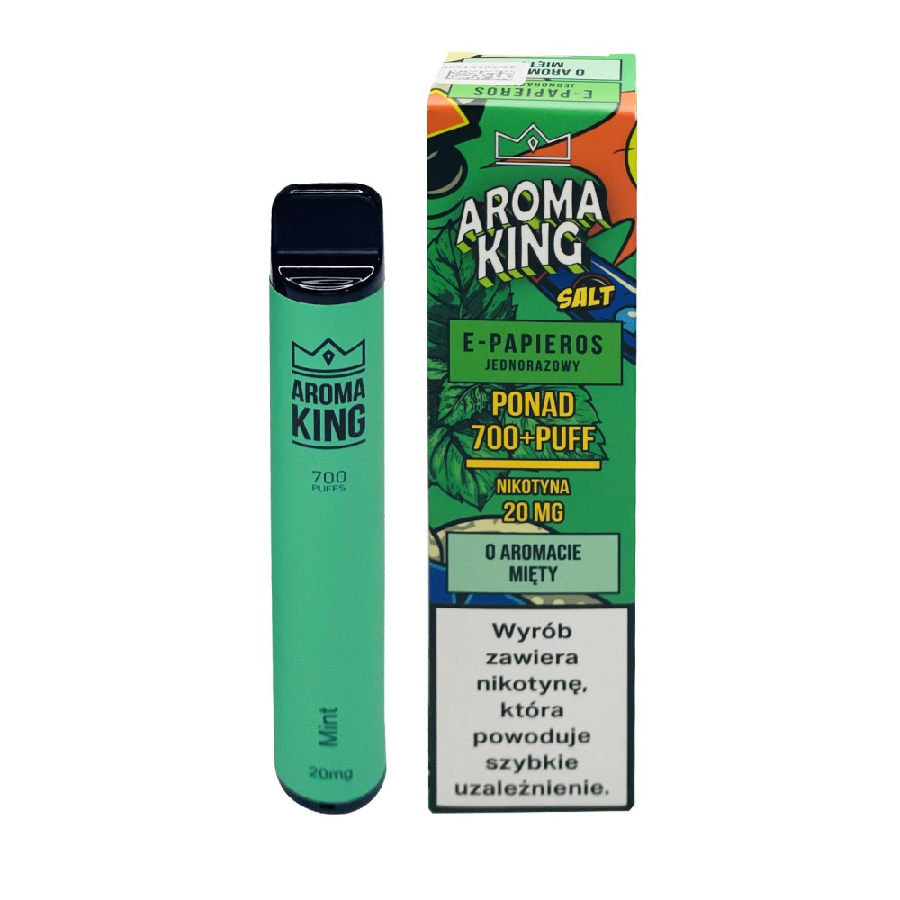 Aroma King - MIĘTA - 700+ Buchów - e-Papieros jednorazowy