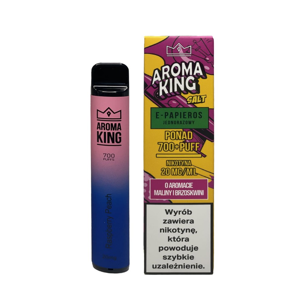 Aroma King - MALINA & BRZOSKWINIA - 700+ Buchów - e-Papieros jednorazowy