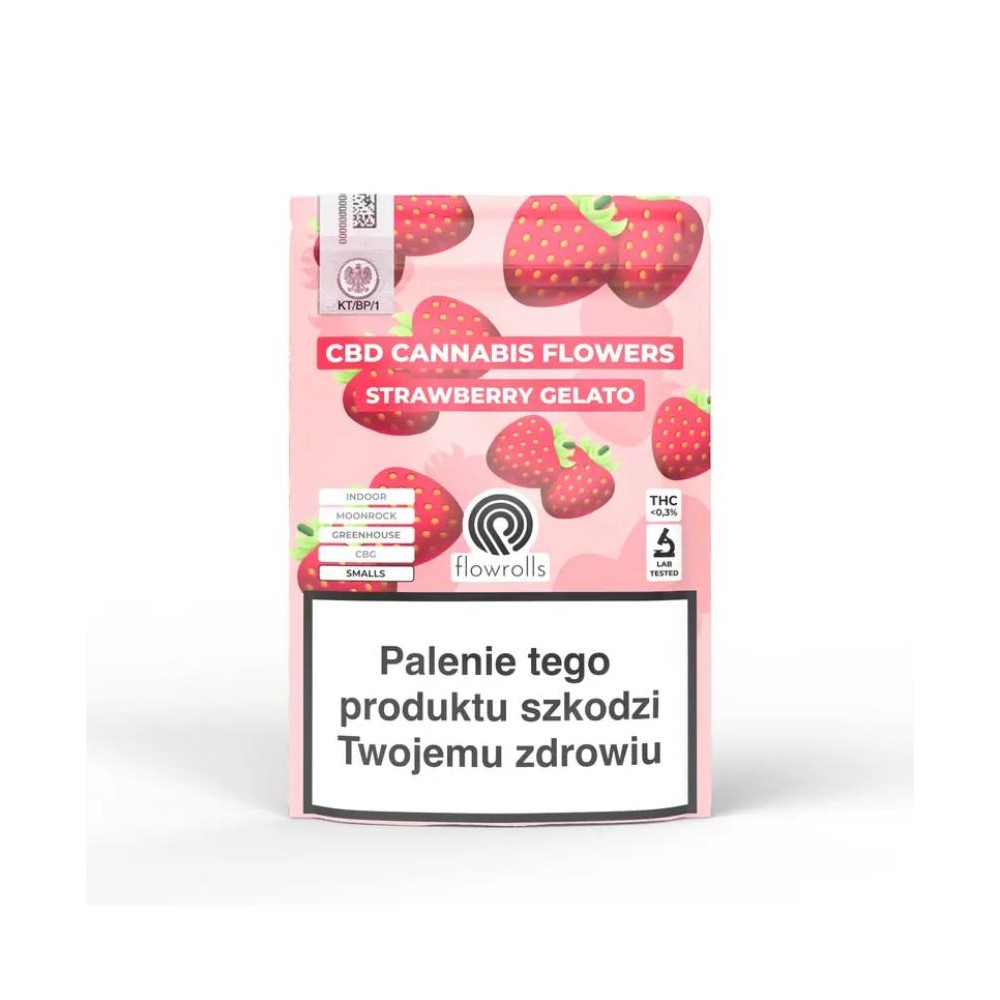Susz Konopny CBD - 5g - Strawberry Gelato - z akcyzą