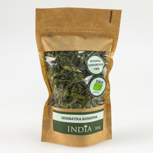 INDIA Herbatka Konopna 20 g (CBD naturalnie występuje w roślinie)
