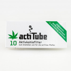 Acti Tube Filterki z węglem aktywnym 10 szt - 8mm x 35mm